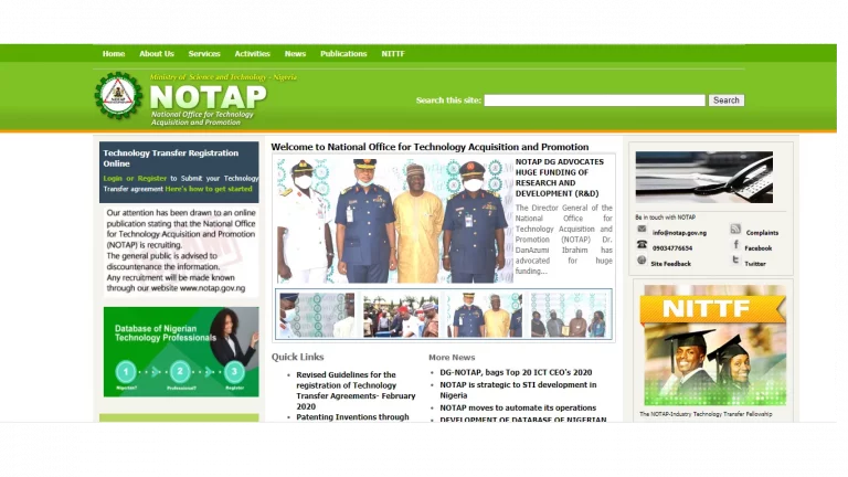 NOTAP Recruitment 2023 Application Registration Login Portal | See NOTAP Recruitment Process
