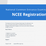 National Common Entrance Examination Registration Form 2023 Portal | www.neco.gov.ng/our-exams/ncee/